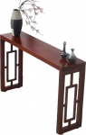 Konsolentische f&uuml;rs Wohnzimmer, Konsolentisch, schmaler Sofatisch Flurtisch, f&uuml;r Flur, Wohnzimmer, Schlafzimmer(Walnut,80x30x75cm)