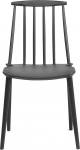 Beliani Ventnor Modern Black Plastic Chair 2 toolist koosnev komplekt