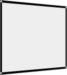 183 cm projektsiooniekraan 4:3 Kokkupandav projektsiooniekraan musta &auml;&auml;rega ja riputusaukudega, kaasaskantav l&auml;bipaistev projektsioonikardin kodukino, kodukino sise- ja v&auml;litingimustes