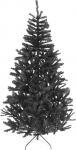 SHATCHI Must 6 ft/180 cm kunstlik j&otilde;ulupuu Alaska m&auml;nd 550 Tips Xmas Kodukaunistused 1,8 m, metallist alus, plastikust