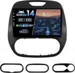 BXLIYER Android 14 IPS Autoradio, mis sobib Renault Kaptur Captur (2014-2019) - Sisseehitatud CarPlay Android Auto - Tasuta tagurduskaamera - 2G + 32G - 9-tolline 2 DIN - DAB roolijuhtimispult WiFi Fast