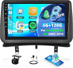 8 Core 6+128G autoraadio Renault Clio 3. 2005-2014 koos Carplay Android autoga, 9-tolline puuteekraaniga raadio intelligentse h&auml;&auml;lega Bluetooth WiFi GPS FM / RDS 36EQ v&otilde;rgu raadio SWC + tagurduskaamera