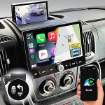 DYNAVIN Android autoraadio satelliitnavigatsiooniv&otilde;rk Fiat Ducato Citro&euml;n Jumper II Peugeot Boxer II jaoks: 10,1-tolline raadio juhtmevaba Carplay ja Android Car, Head-up Display, sisaldab DAB+, D9-DCX Plus Flex - D9-DCX Plus Flex - C