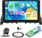 Hodozzy 4G + 64GB autoraadio Mercedes-Benz C-klassile W204 S204 2007-2010 Android autoraadio 9-tolline InCell puuteekraaniga navigatsioon Carplay traadita Android auto, raadio 2 DIN Bluetooth WiFi RDS tagurdamine