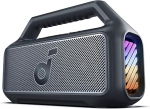 soundcore by Anker, Boom 2 Outdoor k&otilde;lar, 80 W, subwoofer, BassUp 2.0, 24 tunni aku, IPX7 veekindel ja ujuv, LED valgus, USB-C, EQ, BT 5.3, mobiilne Bluetooth k&otilde;lar, telkimine, rand, aed