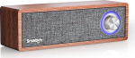 Smalody puidust retro Bluetooth-k&otilde;lar, kaasaskantav mini Bluetooth-k&otilde;lar, vintage puidust k&otilde;lar ruumi kaunistamiseks, sobib ideaalselt kohvikutesse, restoranidesse, vanaaegsetesse poodidesse, magamistubadesse