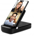 Alotfinne telefoni statiiv koos traadita Bluetooth-k&otilde;lariga meestele ja naistele, HD Surround Sound k&otilde;lar, libisemisvastane alus koju, kontorisse, &otilde;ue, &uuml;hilduvusega