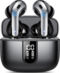 Bluetooth k&otilde;rvaklapid, k&otilde;rvaklapid, traadita Bluetooth 5.3 50H Deep Bass, 2024 traadita k&otilde;rvaklapid, m&uuml;rasummutusega k&otilde;rvaklapid 4 ENC mikrofoniga, IPX7 veekindlad k&otilde;rvaklapid, USB-C