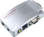 Videoadapter/konverter VGA-st AV, RCA, s-video - Monitoridele, s&uuml;learvutitele projektoritele