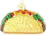 Vana Maailma j&otilde;ulud Taco klaasist puhutud ornament