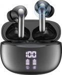 Kabellose Kopfh&ouml;rer Bluetooth 5.3, 2026 Wireless in Ear Ohrh&ouml;rer, 50H Tiefer Bass Ohrh&ouml;rer, IPX5 Wasserdicht Sport Wireless Charger & USB-C k&otilde;rvaklapid, Dual Mikrofon m&uuml;rasummutus kopfh&ouml;rer, koos LED-iga