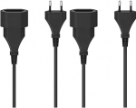 Hama pikenduskaabel 5 m Euro Plug pikenduskaabel siseruumides kasutamiseks must (2 tk)