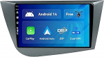 SXAUTO Android 14 autoraadio Seat Leon MK2 (2005-2012) - Traadita CarPlay/Android auto - tagurduskaamera - 2G + 32G - roolijuhtimine DAB Fast-Boot Dual BND WiFi DSP Bluetooth 5.0-2 DIN IPS