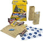 DIY advendikalender enda t&auml;itmiseks, Snickers, Twix, Mars, Bounty, M&M's, Extra ja paljud teised, j&otilde;ulukalender k&auml;sit&ouml;&ouml;ks, 24 kotti ja kleebised, 24 klassikat t&auml;itmiseks, sisaldab M&M'S f&auml;nnikasti
