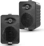 Pyle siseruumides ja v&auml;listingimustes kasutatav k&otilde;larikomplekt - 300 W, 2 veekindlat 4" 2-k&auml;igulisi t&auml;isulatusega k&otilde;larid 1/2" paindliku pol&uuml;meerik&otilde;rgusega - koju, paati, merele, terrassile, basseinile