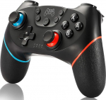 SPGOOD Wireless Controller for Switch, Wireless Pro Controller for Switch Lite/Switch OLED, Turbo Function Adjustable Dual Vibration 6 Axis Gyroscope Joystick