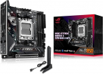 ASUS ROG Strix B850-I Gaming WiFi AMD AM5 B850 Mini-ITX mITX Motherboard 10+2+1 Levels, DDR5, 2.5G LAN, WiFi 7, 2X M.2, PCIe&reg; 5.0 x16, USB 20Gbps Type-C&reg;, AI Overclocking, AI Networking II, Aura Sync