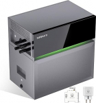 S2400 Plug & Play energiasalvesti 2,4 kWh (kuni 9,6 kWh laiendatav) | R&otilde;dule elektrijaama jaoks 0 toitega | AC/DC &uuml;hendus | 8000 ts&uuml;klit | Korter, kodu, matkaauto