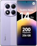 Xiaomi Redmi Note 14 Pro, 5G nutitelefon, 6,67 tolli, 8 GB RAM, 256 GB, Dual SIM, lavendellilla lilla