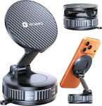 VICSEED S&otilde;jaline mobiiltelefoni hoidja auto magnet Magsafe auto Mount [Nano vaakum iminapakett & tugev N58 magnetiline auto mobiiltelefoni hoidja auto k&otilde;igile mobiiltelefonidele, 360&deg; p&ouml;&ouml;ratav