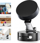 Magnetiline imemistelefoni hoidja, lihtne kasutada ja kanda kokkupandav reguleeritav vaakum magnetiline telefoni hoidja auto/vannituba/v&otilde;imla/k&ouml;&ouml;k, mitme stseeni rakendus