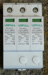 USFULL FLY1-40PV fotogalvaaniline liigpingekaitse, 3-pooluseline, DC 1500V, 20kA nimiv&auml;ljalaskevool, 2. t&uuml;&uuml;pi kaitseseade koos olekukuvariga, IEC 61643-31