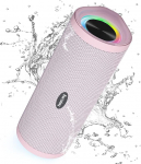 HEYSONG Kaasaskantav Bluetooth-k&otilde;lar, veekindel traadita v&auml;lisk&otilde;lar LED-valgusega, t&auml;iustatud bass, IPX7 ujuv, 40-tunnine m&auml;ng, TF-kaart, t&otilde;eline traadita stereok&otilde;lar peole,