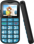 uleway Senior mobiiltelefon suurte nuppudega ja ilma lepinguta, Dual SIM mobiiltelefonid, pension&auml;ride GSM pension&auml;ride mobiiltelefon koos SOS h&auml;daabik&otilde;nede nupuga mobiiltelefon sinine
