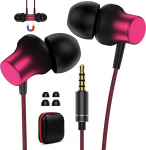 3,5 mm m&uuml;ravastased k&otilde;rvaklapid mikrofoniga punutud nailonist k&otilde;rge helikvaliteediga 3,5 mm pesa naistele koolile lastele iPhone'ile, iPodile, iPadile, MP3/4, arvutile