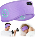 MUSICOZY Sleep Headphones Headband Bluetooth Improved Headphones Headband Made of Skin-Friendly Bamboo Viscose for Sleeping & Sports, Wireless Headphones for Sleeping meestele naistele