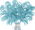 Glitter J&otilde;ululehed Kunstlikud lehed Spray Sticks J&otilde;ululehed J&otilde;ulupuu Filler oksad J&otilde;ulukirve kaunistus DIY p&auml;rg pulmalaudade kaunistamiseks Lilla 12 t&uuml;kki