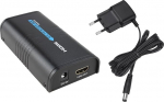 Agptek HDMI Kvm Extender ruuteri l&uuml;liti koos Ethernet-kaabliga, Ultra HD 1080P@60Hz USB klaviatuuri ja hiire juhtimine (Lkv373 Rx) 100 m mustana
