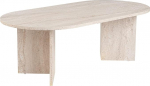 Elegantne kohvilaud, travertiini v&auml;rvi, 119 x 39,8 x 60 cm, 100% melamiinkattega puitlaastplaat, 18 mm paksus, stiilne marmorist disain kaasaegsetesse eluruumidesse.