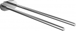 emco ROUND Double Arm Wall Mounted Wall Towel Rail Rigid Metal Bath Towel Rail High Quality Towel Rail for Two Hand Towels Chrome Chrome Chrome
