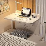 Wandmontierter Klapptisch, Kleiner Holzschreibtisch Klappbar montierte Werkbank Wandmontierter Klapptisch Schwebetisch Platzsparend f&uuml;r B&uuml;ros Schlafzimmer Arbeitszimmer Restaurants(White Stone,60*30cm