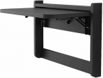 Seinale paigaldatav kokkupandav laud koos raskete metallkinnitustega, ruumi s&auml;&auml;stev pesulaud v&auml;ikestele ruumidele, kokkupandav riiul, 25 x 18,5 tolli