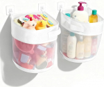 Badespielzeug-Aufbewahrungsnetz, 2 St&uuml;ck, Badezimmer-Spielzeug-Organizer, Badespielzeug, Netz-Aufbewahrungstasche, maschinenwaschbar, zum Mitnehmen und Sortieren von Spielzeug