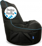 Bruni Cockpit m&auml;ngukott seljatoega ja kambriga, sobib sise- ja v&auml;litingimustes kasutamiseks, valmistatud Saksamaal (must/sinine)