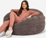 Lounge Pug, Mammut Diivan Bean Bag XXL hiiglaslik tool Pom-Pom Chocolate