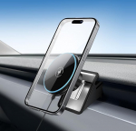 Qi2 sertifitseeritud 15W mobiiltelefoni hoidik Tesla Model Y 2025-2026 ja Model 3 2024-2026 mobiiltelefoni hoidik auto magnet 1M C-C kaabliga iPhone 12-17 seeria Tesla Juniper Highland tarvikud