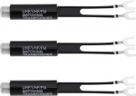SG Store 3tk UHF/VHF/FM adapter trafo 75ohm kuni 300ohm F &uuml;hendusega TV antenni adapter Balun nikeldatud vastuv&otilde;tja HiFi raadio AV TV antennile