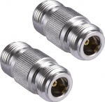 Vecys N meesadapter, N-t&uuml;&uuml;pi naissoost N-naise koaksiaalkaabli adapter 50 Ohm CB raadio WiFi antennile (2 pakki)