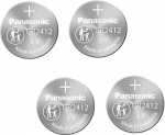 Panasonic CR2412 3V liitiumpatarei 1PACK X (4PCS) =4 &uuml;hekordselt kasutatavat patareid