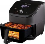 Instant Vortex Plus koos ClearCookiga - 5,7 l digitaalne kuuma&otilde;hufrit&uuml;&uuml;r, must, 6-in-1 nutikas programm - praadimine, k&uuml;psetamine, praadimine, grillimine, kuivatamine, soojendamine, suur v&otilde;imsus, 1700 W.