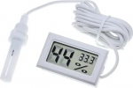 Digitales Mini-Thermometer, Hygrometer, Thermostat, Temperatursensor, Luftfeuchtigkeitsmesser, Messger&auml;t, Instrumente, Sonde, 1 St&uuml;ck (A)