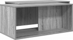 Rechteckiges Couchtisch Set aus Holzwerkstoff in Wei&szlig; mit 2 Tischen f&uuml;r das Wohnzimmer, modernes Kaffeetisch Set 2 St&uuml;ck Wei&szlig; Holzwerkstoff