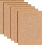 BENECREAT 6 x 29,7 x 21 cm isekleepuvad korgipaneelid, 7 mm paksud isoleerivad korgist tugiplaadid, kleeplaat seinakaunistuseks pulmapeole, DIY k&auml;sit&ouml;&ouml; tarvikud