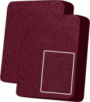 MAXIJIN Stretch diivanil istmepadja kate Jacquard diivanil istme kate Libisematu diivanil istme kaitsja asendaja &uuml;he padja jaoks elastse p&otilde;hjaga veinipunane 2x1 istekoht
