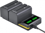 DuraPro 2 x 5200mAh NP-F750 NP-770 aku + LED Dual Bulit-in USB laadija C-t&uuml;&uuml;pi &uuml;hendusega Sony NP-F330 NP-F550 NP-F570 NP-F750 NP-F770 NP-F960 NP-F970 CCD-SC5 CCD-TRV DCR-TRV seeria jaoks