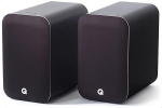 Q Acoustics M20 HD Wireless Music System raamaturiiuli k&otilde;larite paar Mustad k&otilde;larid